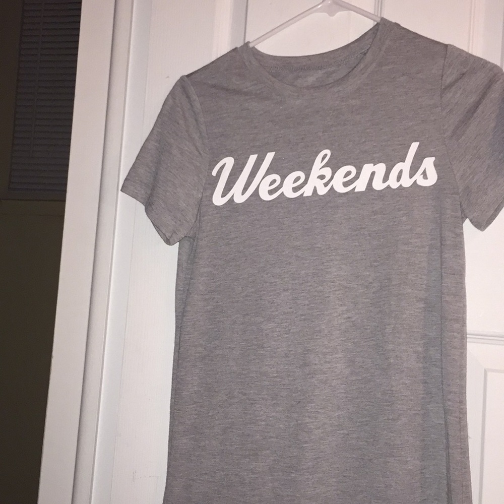 Short sleeve “weekend” tee shirt